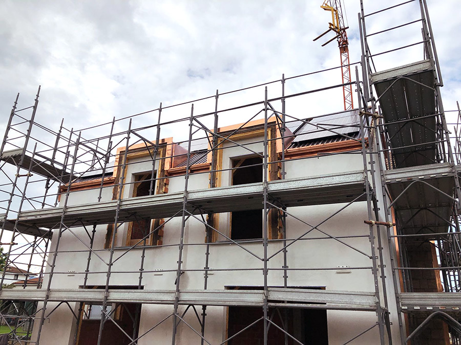 Cantiere villa impatto zero Rivarolo - immagine 5